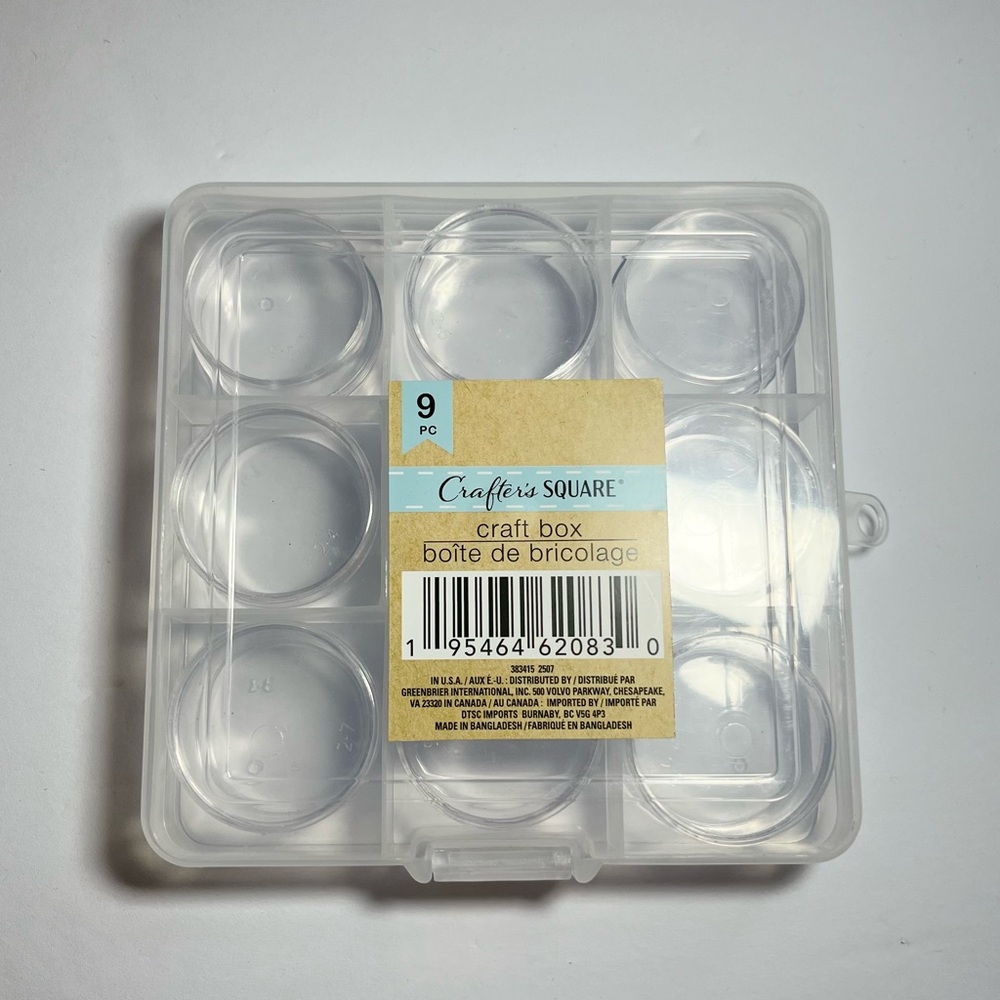Crafters Square Clear Craft Box